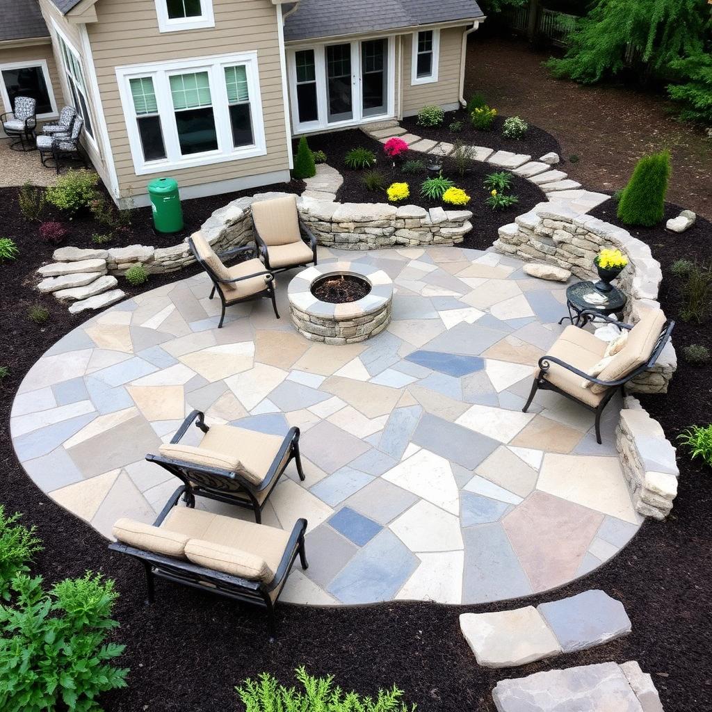 Stone Patio Installation